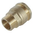 SOMATHERM FOR YOU - Raccord laiton droit SUMO pour tube PE Ø25 mm - Mâle 1 - vignette