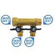 SOMATHERM FOR YOU - Collecteur sanitaire mini vanne  20/27 - 3 sorties - vignette