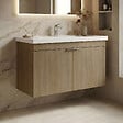 HABITAT ET JARDIN - Meuble Vasque "Desna 80" - 80 x 45 x 58 cm - Sonomo Oak - vignette