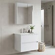 HABITAT ET JARDIN - Ensemble Meuble Vasque avec Miroir (2 Pièces) "Arno 65" - 65 x 45 x 52 cm - White - vignette
