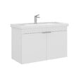 HABITAT ET JARDIN - Meuble Vasque "Desna 90" - 90 x 45 x 58 cm - Matte White - vignette