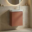 HABITAT ET JARDIN - Meuble Vasque "Ferla 40" - 40 x 22 x 50 cm - Matte Cinnamon - vignette
