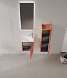 HABITAT ET JARDIN - Meuble Vasque "Ferla 40" - 40 x 22 x 50 cm - Matte Cinnamon - vignette