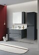 HABITAT ET JARDIN - Meuble Vasque "Arno 85" - 85 x 45 x 52 cm - Anthracite - vignette
