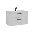 HABITAT ET JARDIN - Meuble Vasque "Bari 85 v2" - 85 x 45 x 55 cm - Matte White - vignette