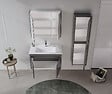 HABITAT ET JARDIN - Meuble Vasque "Arno 85" - 85 x 45 x 52 cm - Grey - vignette