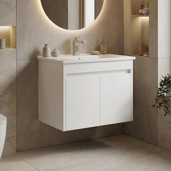 HABITAT ET JARDIN - Meuble Vasque "Arno 65" - 65 x 45 x 52 cm - White - large
