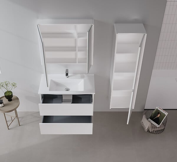 HABITAT ET JARDIN - Meuble Vasque "Arno 100" - 100 x 45 x 52 cm - White - large
