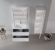 HABITAT ET JARDIN - Meuble Vasque "Arno 100" - 100 x 45 x 52 cm - White - vignette