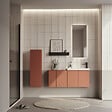 HABITAT ET JARDIN - Meuble Vasque "Ferla 110" - 110 x 22 x 45 cm - Matte Cinnamon - vignette