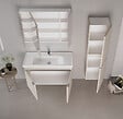 HABITAT ET JARDIN - Meuble Vasque "Desna 100" - 100 x 45 x 58 cm - Sand - vignette