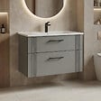 HABITAT ET JARDIN - Meuble Vasque "Bari 85 v2" - 85 x 45 x 55 cm - Matte Cashmere - vignette