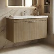 HABITAT ET JARDIN - Meuble Vasque "Desna 100" - 100 x 45 x 58 cm - Sonomo Oak - vignette