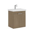 HABITAT ET JARDIN - Meuble Vasque "Desna 50" - 50 x 38 x 58 cm - Sonomo Oak - vignette
