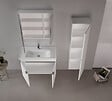 HABITAT ET JARDIN - Ensemble Meuble Vasque avec Miroir (2 Pièces) "Desna 90" - 90 x 45 x 58 cm - Matte White - vignette