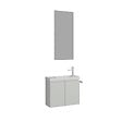 HABITAT ET JARDIN - Ensemble Meuble Vasque avec Miroir (2 Pièces) "Ferla 60" - 60 x 22 x 50 cm - Matte Cashmere - vignette