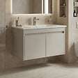 HABITAT ET JARDIN - Meuble Vasque "Arno 85" - 85 x 45 x 52 cm - Cashmere - vignette
