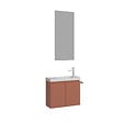 HABITAT ET JARDIN - Ensemble Meuble Vasque avec Miroir (2 Pièces) "Ferla 60" - 60 x 22 x 50 cm - Matte Cinnamon - vignette