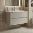 HABITAT ET JARDIN - Meuble Vasque "Arno 85" - 85 x 45 x 52 cm - Cashmere - vignette