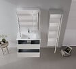HABITAT ET JARDIN - Meuble Vasque "Arno 85" - 85 x 45 x 52 cm - Cashmere - vignette