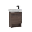 HABITAT ET JARDIN - Meuble Vasque "Begonya 55" - 53 x 33 x 75 cm - Dark Walnut - vignette