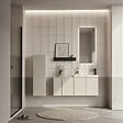 HABITAT ET JARDIN - Meuble Vasque "Ferla 110" - 110 x 22 x 45 cm - Matte Cashmere - vignette