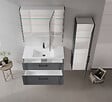 HABITAT ET JARDIN - Meuble Vasque "Bari 100 v2" - 100 x 45 x 55 cm - Matte Anthracite - vignette