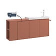 HABITAT ET JARDIN - Meuble Vasque "Ferla 110" - 110 x 22 x 45 cm - Matte Cinnamon - vignette