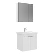 HABITAT ET JARDIN - Ensemble Meuble Vasque avec Miroir (2 Pièces) "Desna 60" - 60 x 45 x 58 cm - Matte White - vignette