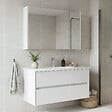 HABITAT ET JARDIN - Ensemble Meuble Vasque avec Miroir (2 Pièces) "Arno 100" - 100 x 45 x 52 cm - White - vignette