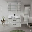 HABITAT ET JARDIN - Meuble Vasque "Bari 100 v2" - 100 x 45 x 55 cm - Matte Cashmere - vignette