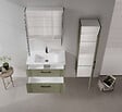 HABITAT ET JARDIN - Meuble Vasque "Bari 85 v2" - 85 x 45 x 55 cm - Matte Green - vignette