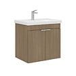 HABITAT ET JARDIN - Meuble Vasque "Desna 60" - 60 x 45 x 58 cm - Sonomo Oak - vignette