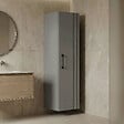 HABITAT ET JARDIN - Armoire de Salle de Bain "Bari 40" - 40 x 32 x 138 cm - Matte Cashmere - vignette