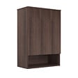 HABITAT ET JARDIN - Armoire de Salle de Bain "Bosco Lume 70" - 70 x 36 x 100 cm - Dark Walnut - vignette