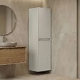 HABITAT ET JARDIN - Armoire de Salle de Bain "Arno 40" - 40 x 27 x 138 cm - Cashmere - vignette