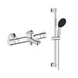 GROHE - PACK Mitigeur thermostatique bain douche + pommeau de douche + Barre de douche + flexible Grotherm 800 et Tempesta - vignette