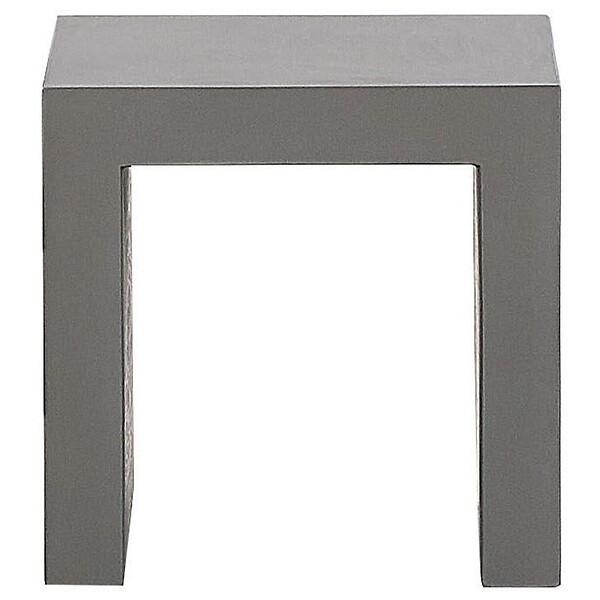 BELIANI - Lot de 2 chaises de jardin TARANTO Béton Gris - large
