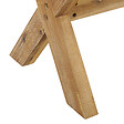BELIANI - Tabouret de jardin OLBIA Béton Blanc - vignette