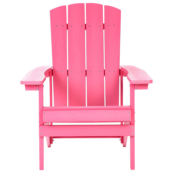 BELIANI - Chaise de jardin ADIRONDACK Rose - large