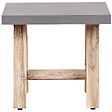 BELIANI - Tabouret de jardin TONNARE Béton Gris - vignette