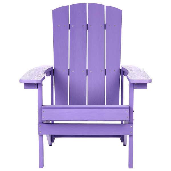 BELIANI - Chaise de jardin ADIRONDACK Pourpre - large