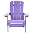 BELIANI - Chaise de jardin ADIRONDACK Pourpre - vignette