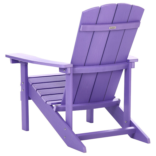 BELIANI - Chaise de jardin ADIRONDACK Pourpre - large