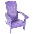 BELIANI - Chaise de jardin ADIRONDACK Pourpre - vignette