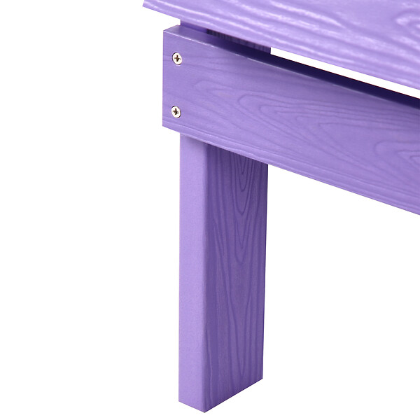 BELIANI - Chaise de jardin ADIRONDACK Pourpre - large
