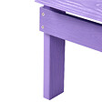 BELIANI - Chaise de jardin ADIRONDACK Pourpre - vignette