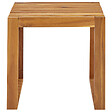 BELIANI - Lot de 3 tabourets de jardin BELLANO Acacia Marron - vignette
