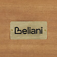 BELIANI - Chaise de jardin BARATTI Acacia Marron - vignette