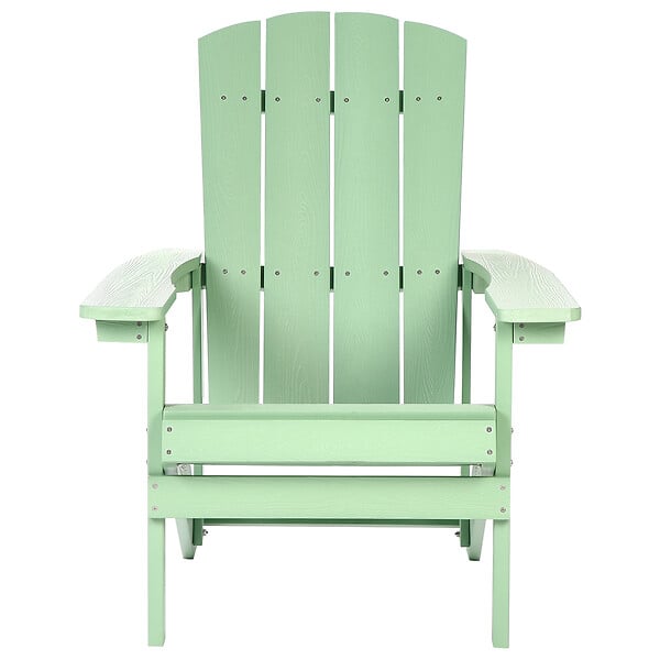 BELIANI - Chaise de jardin ADIRONDACK Vert clair - large